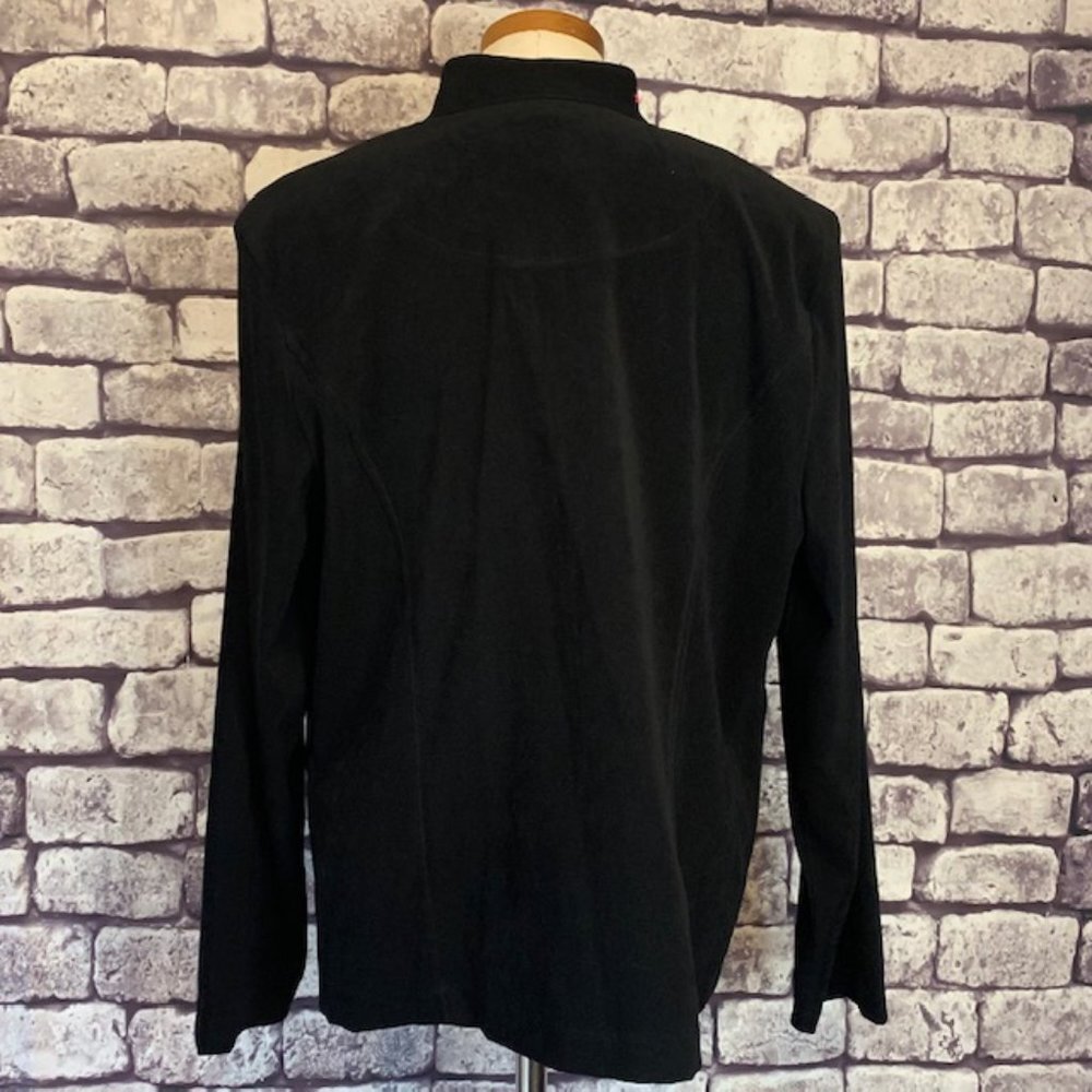 Notations Black Jacket W/ Decorative Stitching - image 7